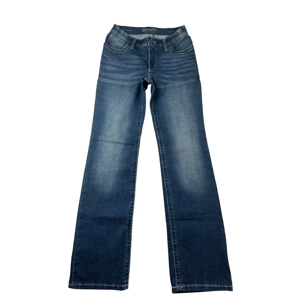 Wrangler Ultimate Riding Willow Jeans‎ Womens 5x34 Bootcut Dark Wash